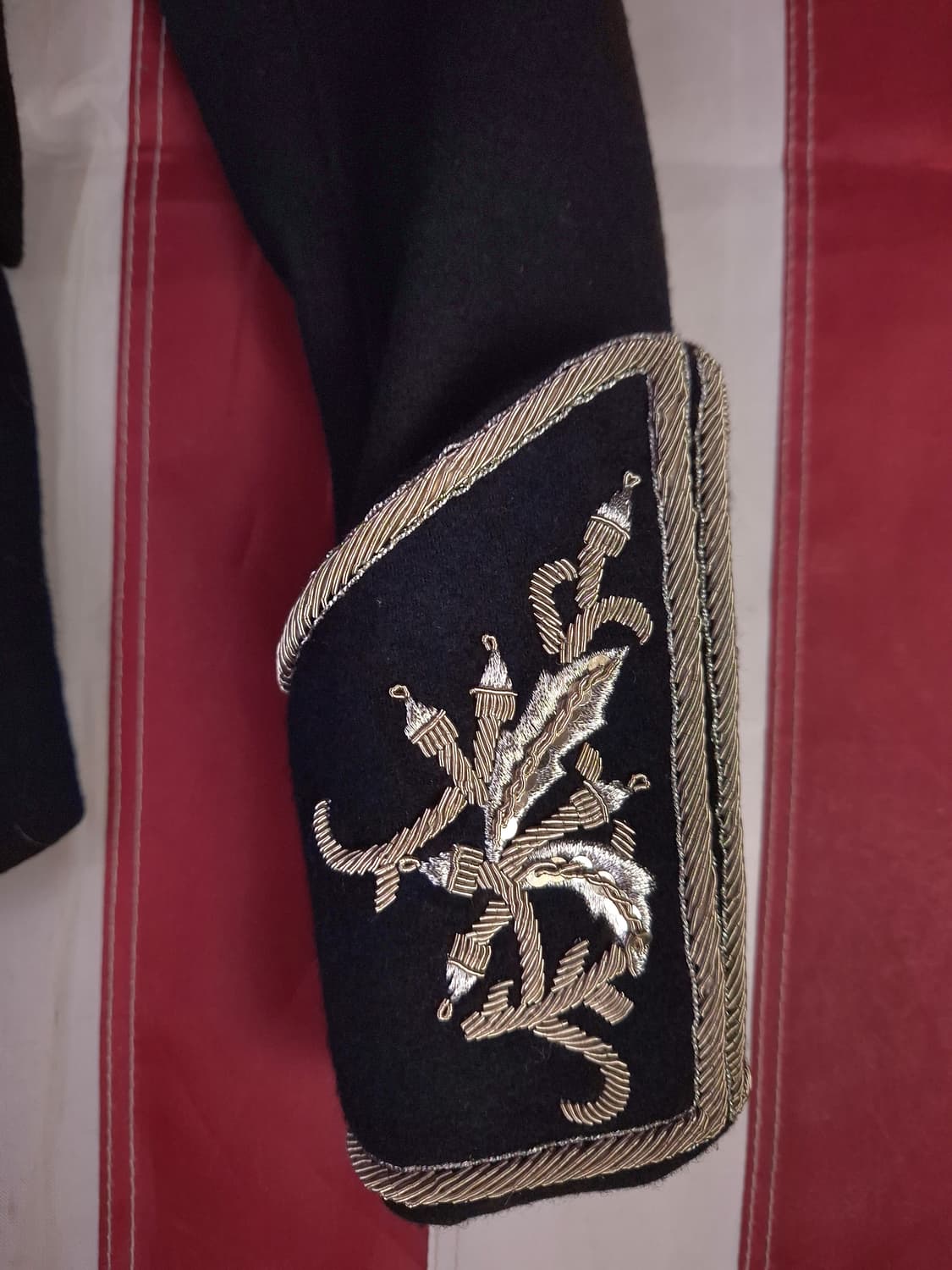 새제품 오리지날 우먼용 폴로 랄프로렌 나폴레옹 견장 자수 블레이저 상품이미지4