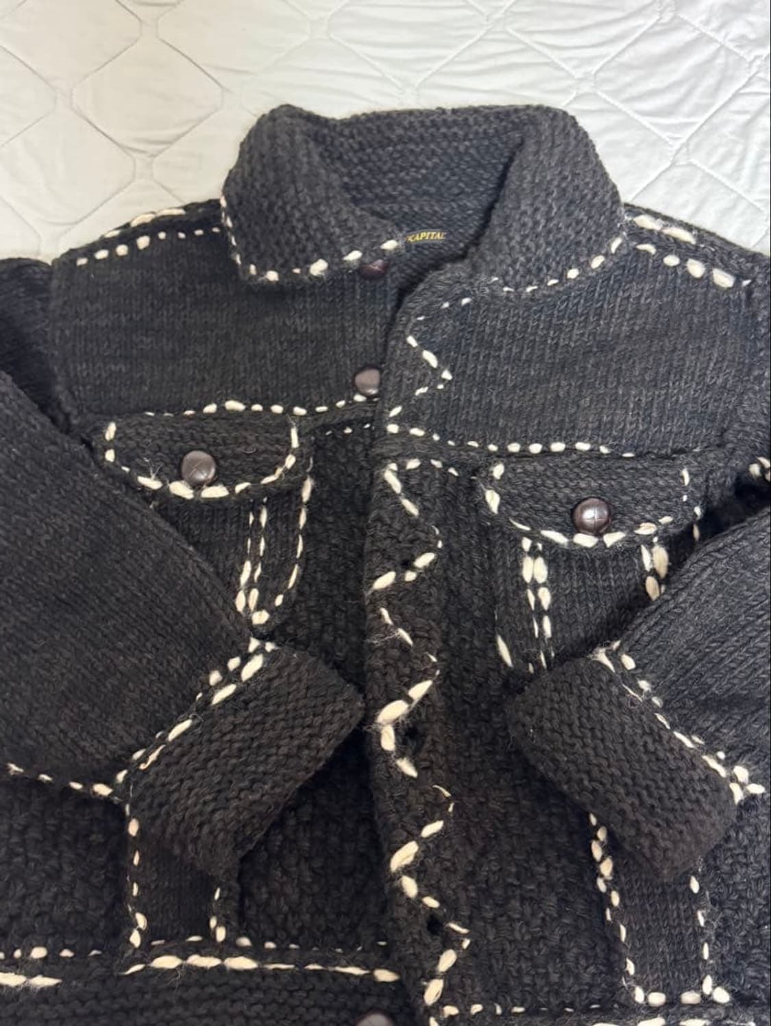 캐피탈 Wool Hand Knit Cowichan G Jean 상품이미지3