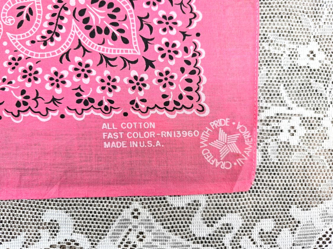 70s 페이즐리 반다나 셀비지 상품이미지3