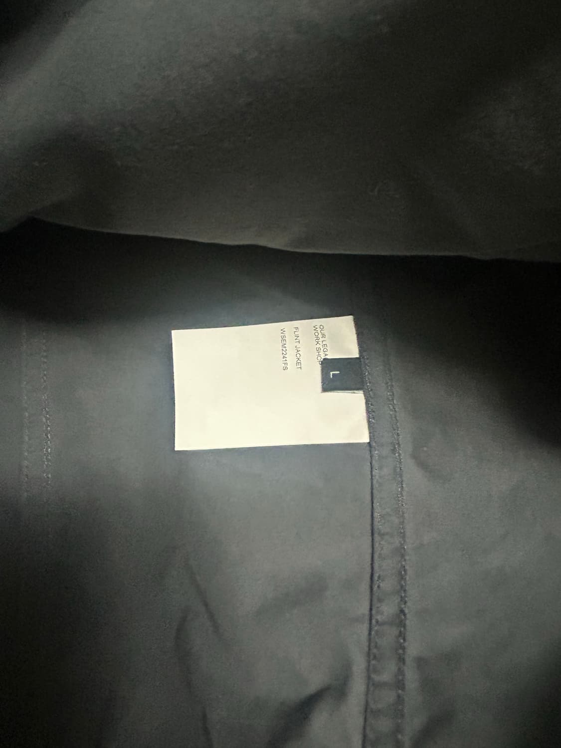 아워레가시 워크샵 EVAC 플린트 자켓(L) 상품이미지4