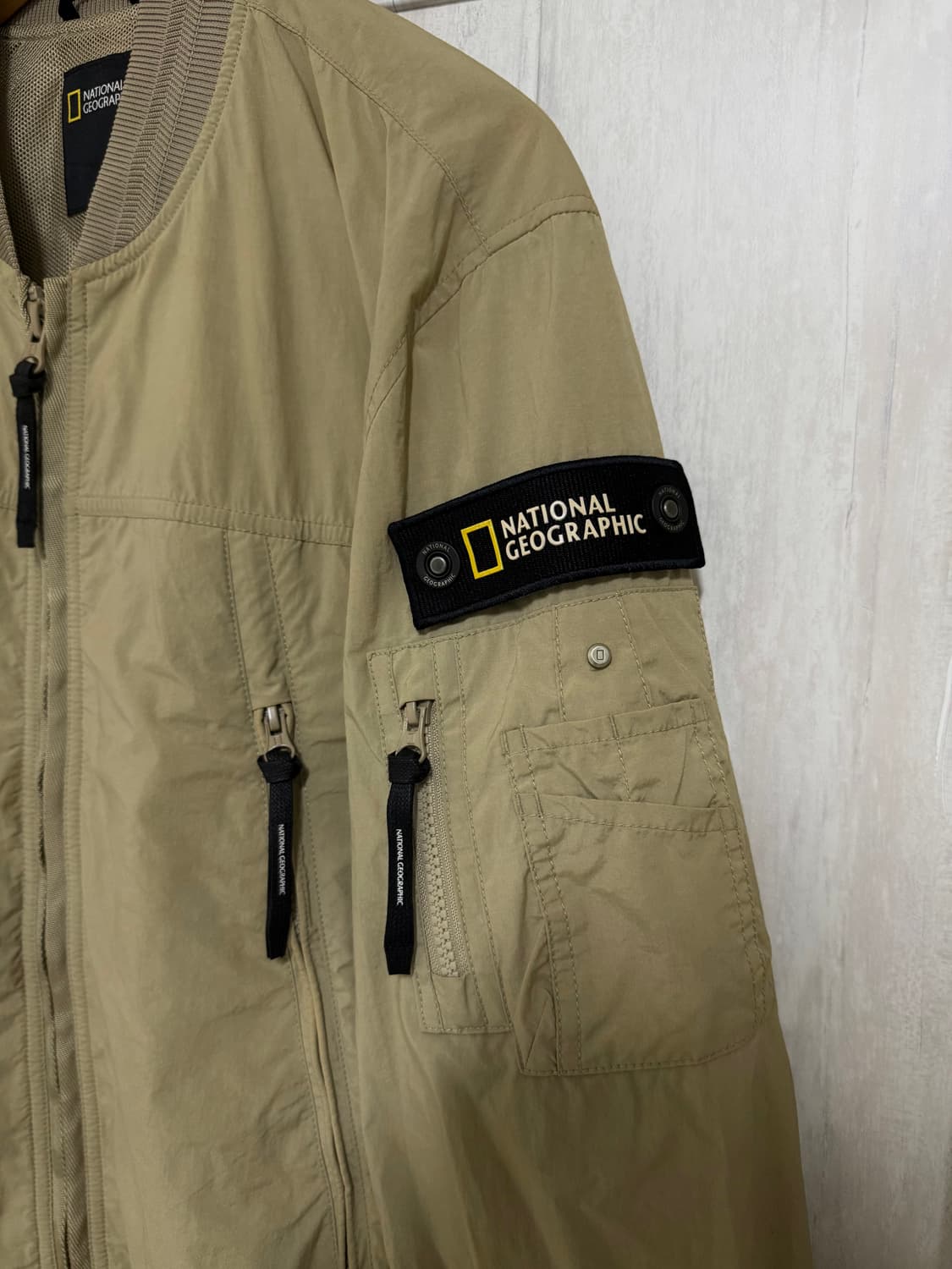 남성 105 xl / 내셔널지오그래픽 항공점퍼 바람막이 자켓 상품이미지3
