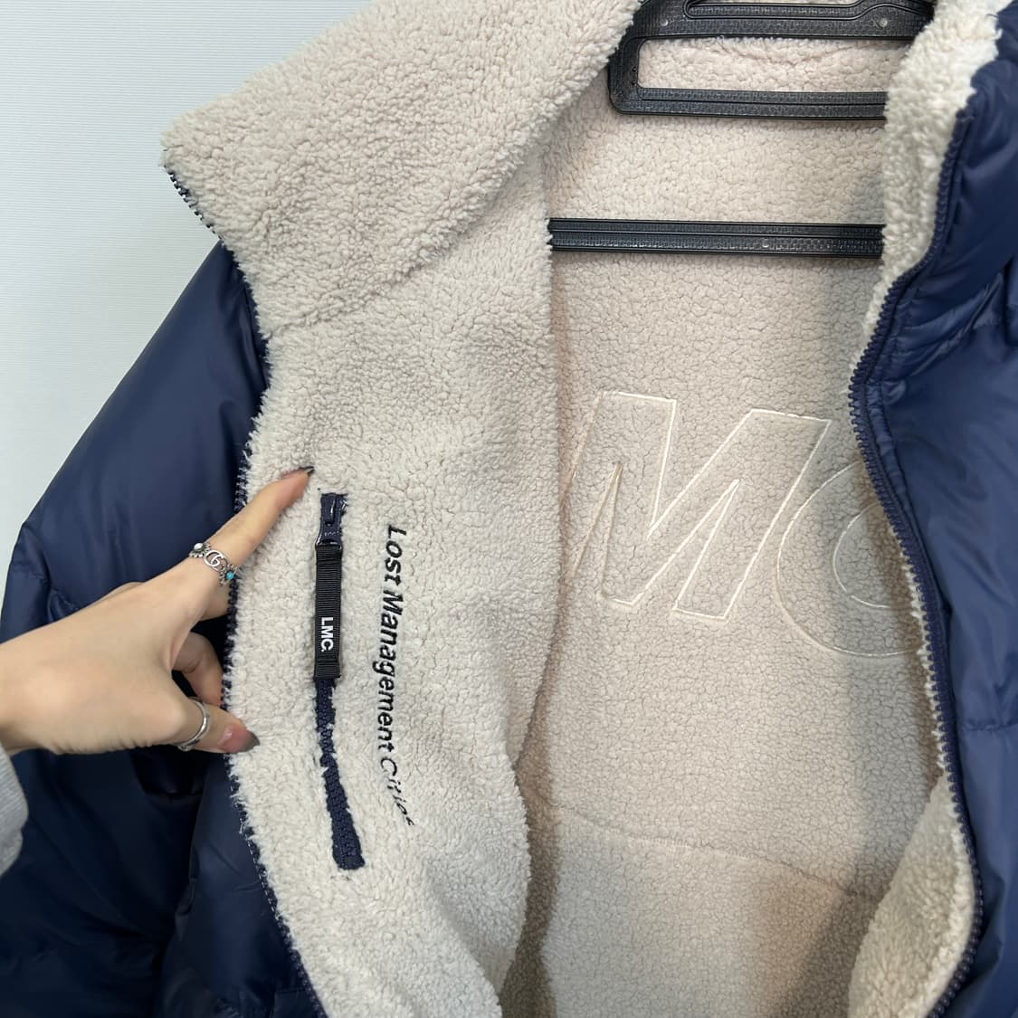 LMC 남성 헤비 덕다운 한겨울 리버시블 후리스 L 상품이미지2