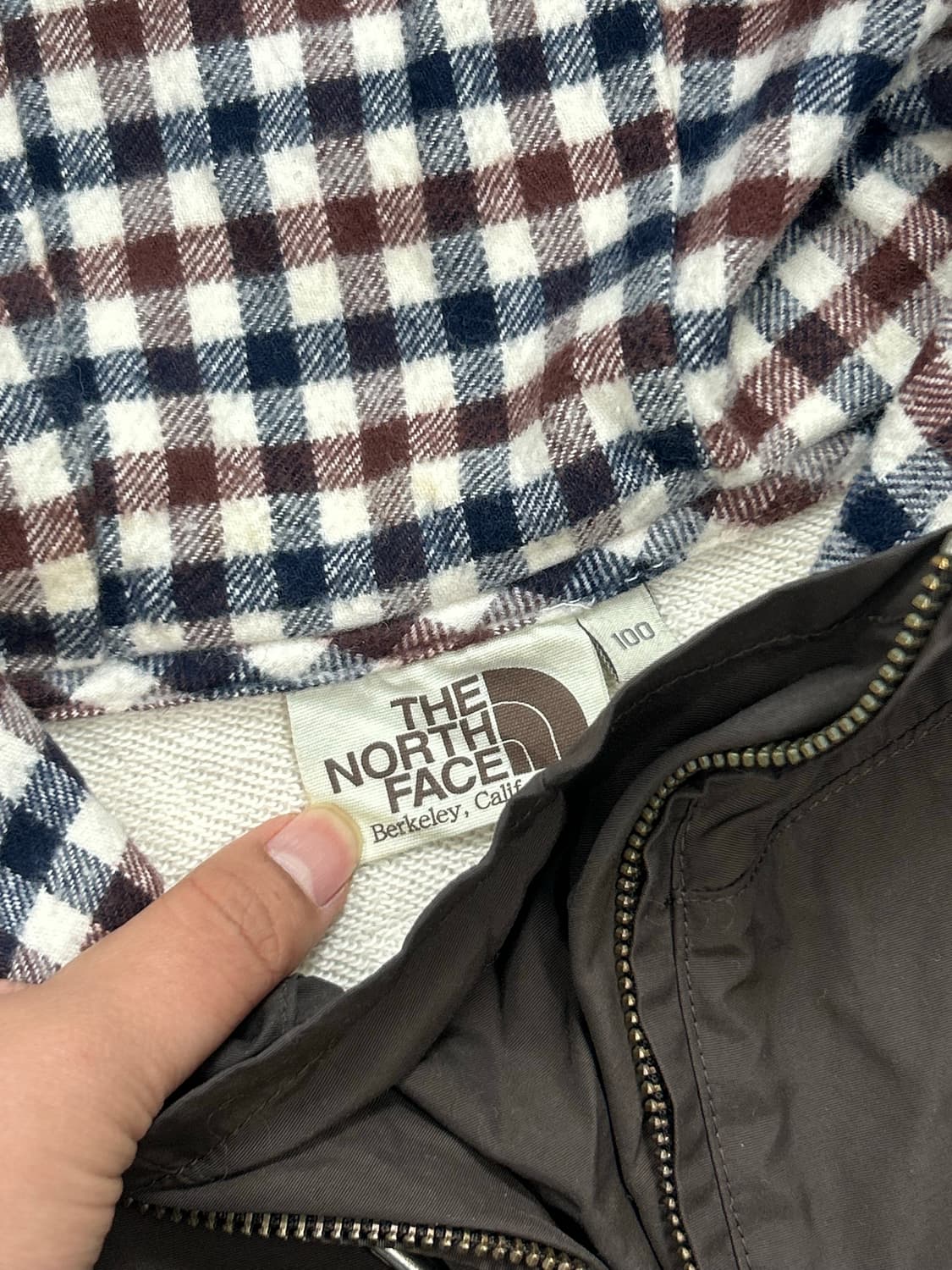 노스페이스 USA 브라운 하프집업 L 상품이미지5