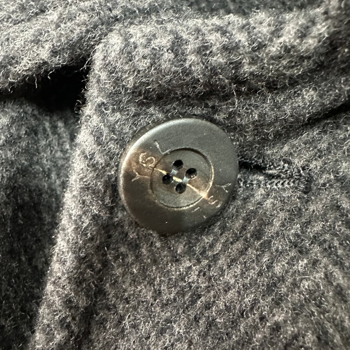 YSL 입생로랑 헤링본 코트 L 상품이미지5