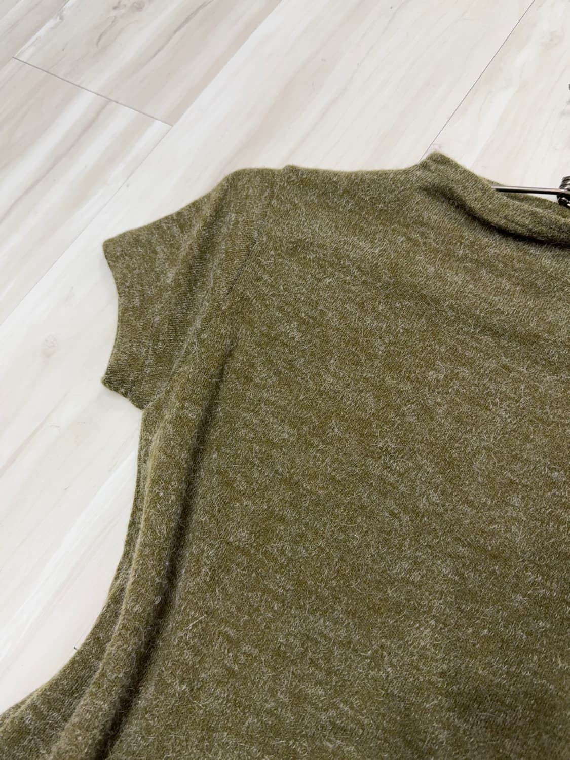 olive half sleeve knit 상품이미지7