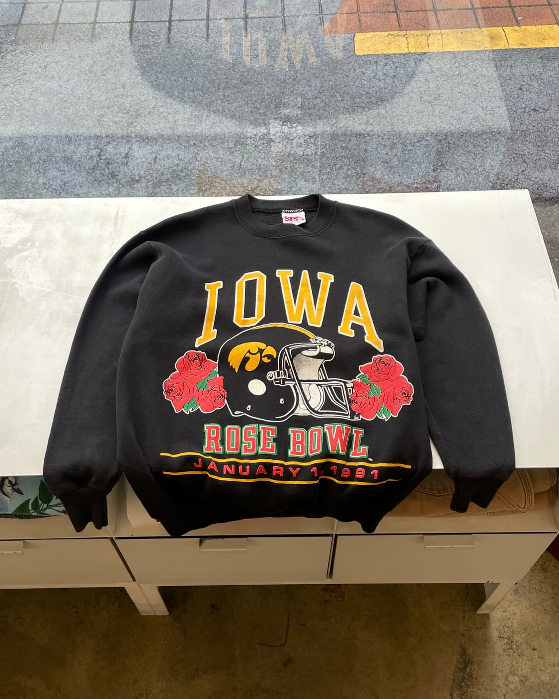 1991 USA “IOWA Rose Bawl” sweatshirt M 상품이미지1
