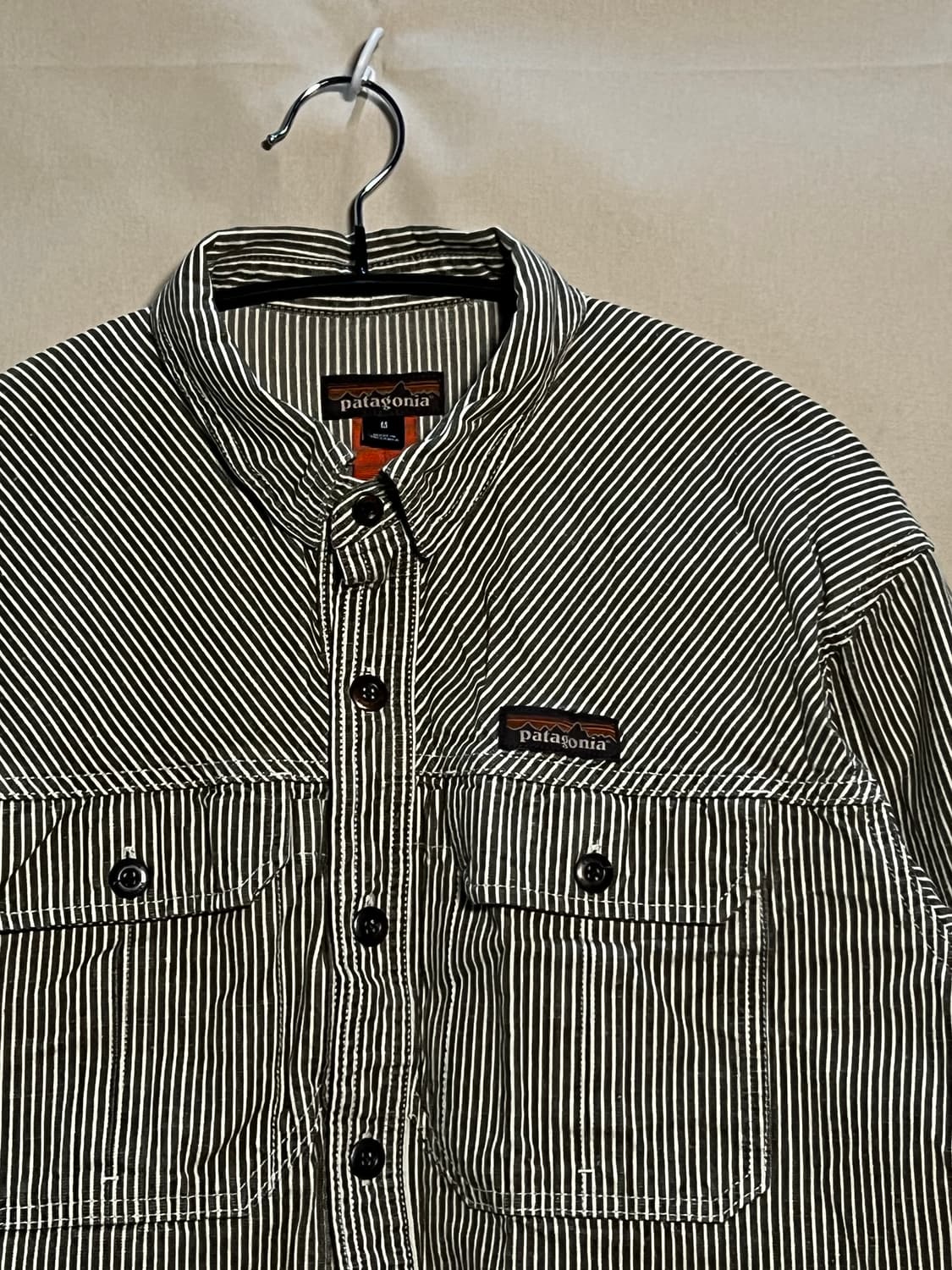 파타고니아 90s 스트라이프  워크 셔츠 처분  상품이미지2