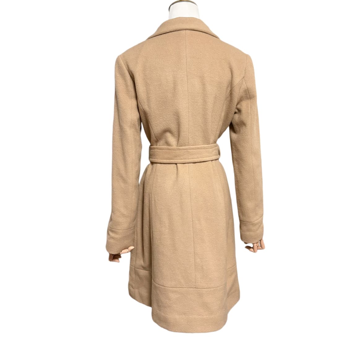 (이체시에눌)PINKY&DIANNE 핑키앤다이안 베이지 카라 롱 코트 상품이미지4