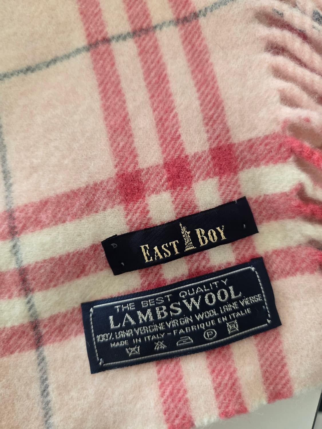 캐시미어 체크머플러 상품이미지2