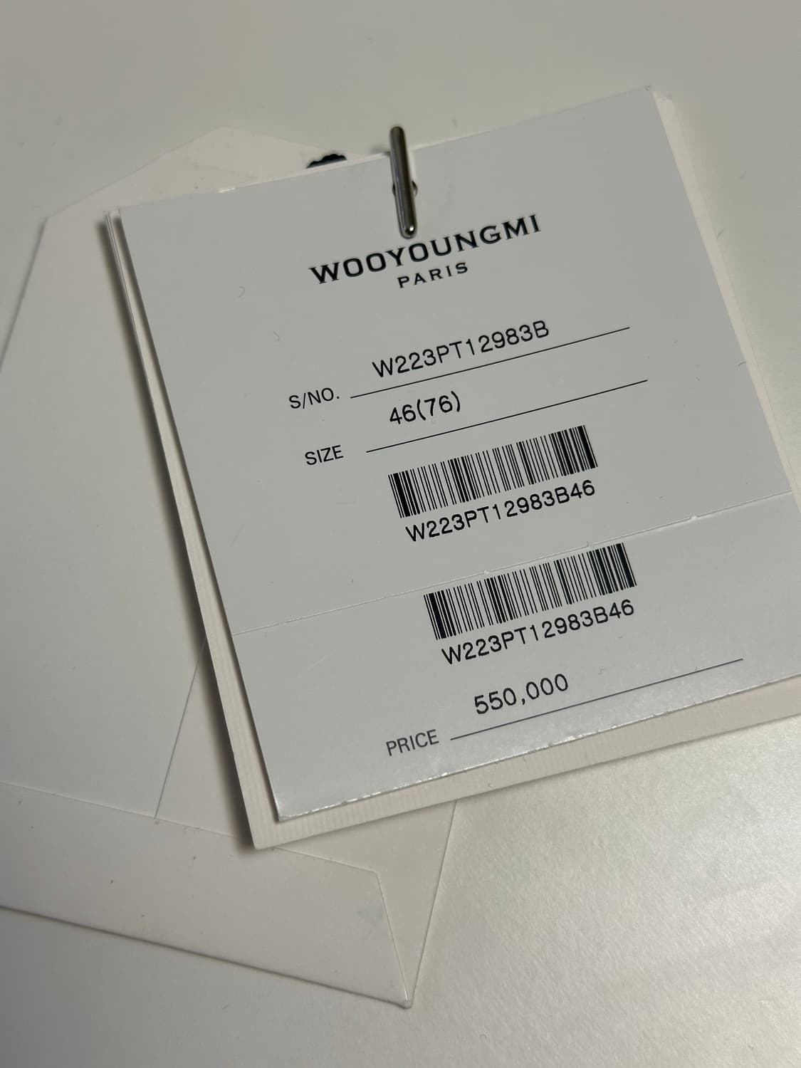 [46] 우영미 플랩 팬츠 블랙 상품이미지6