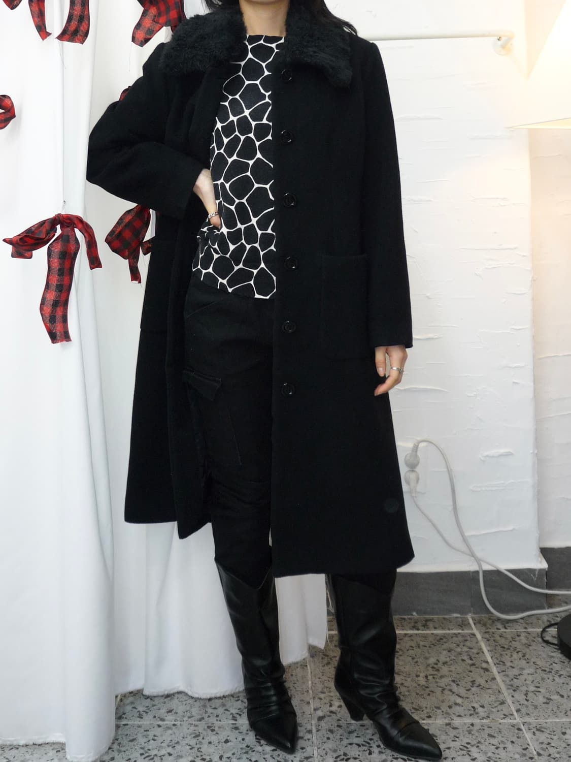 Chic fur point coat 상품이미지2