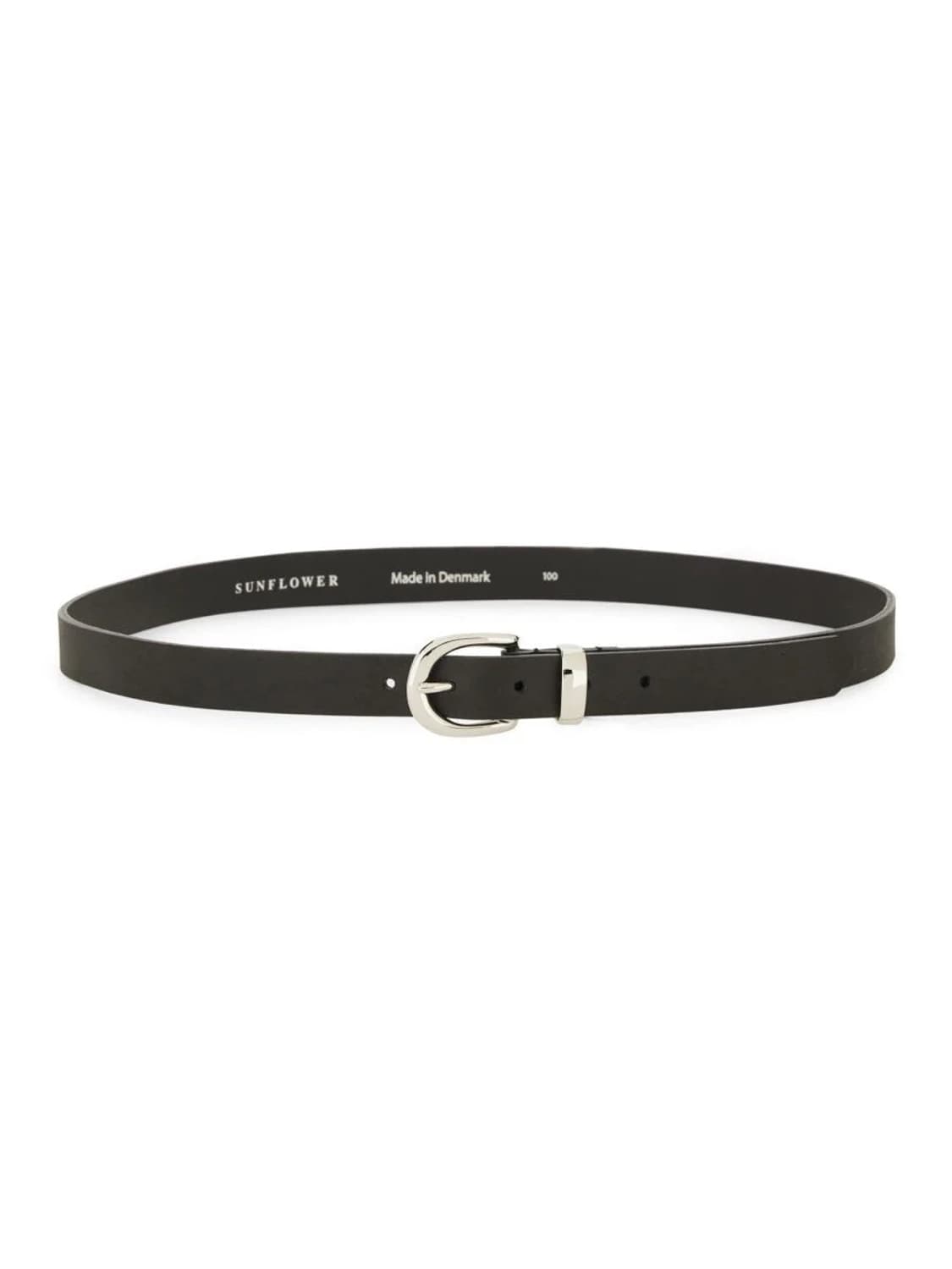 SUNFLOWER SIMPLE BELT 2,5CM Black 상품이미지1