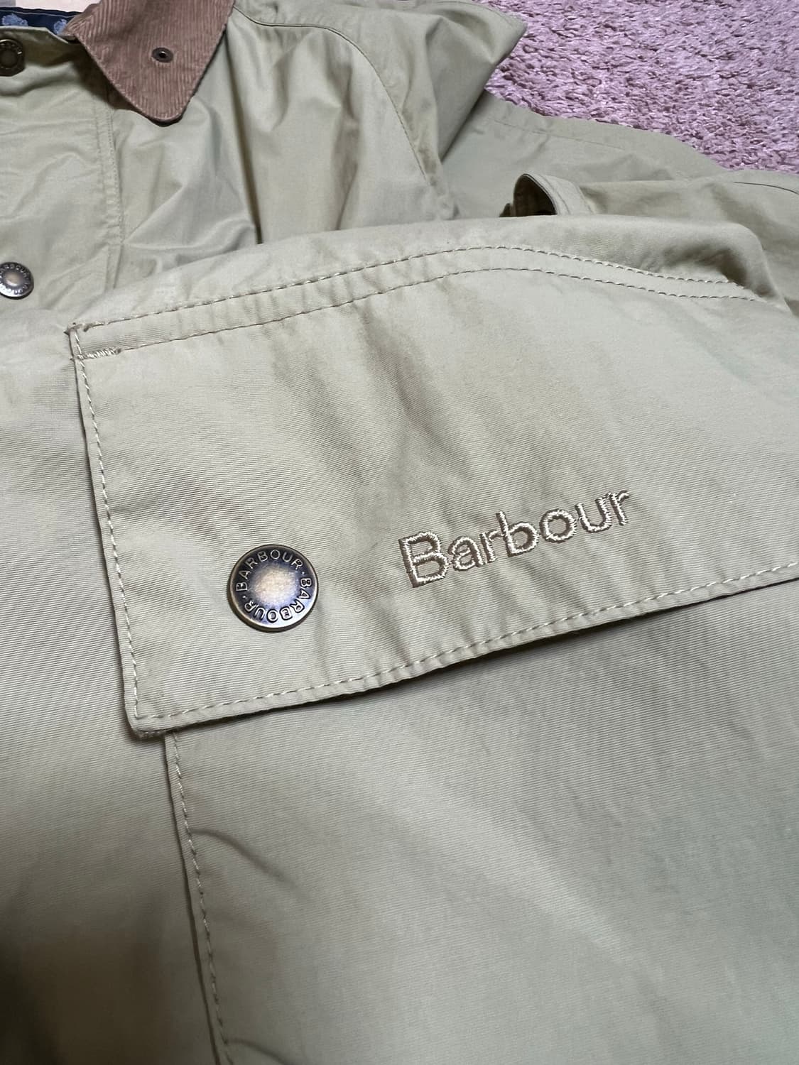 barbour 바버 드레스 타탄 나일론 코팅 자켓 상품이미지10