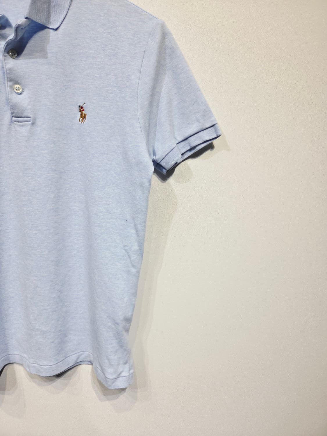 폴로 랄프로렌 신형 커스텀 슬림 핏 반팔 카라티 상품이미지5