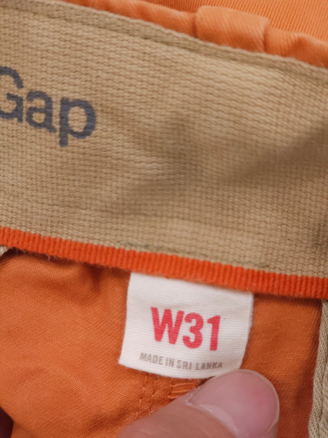 [W31] 갭(GAP) 코튼 치노 쇼츠 반바지 상품이미지4