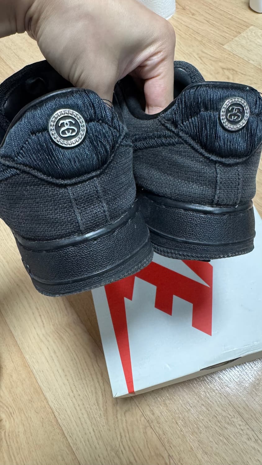 [265] 나이키 스투시 에어포스 로우 트리플 블랙 상품이미지3