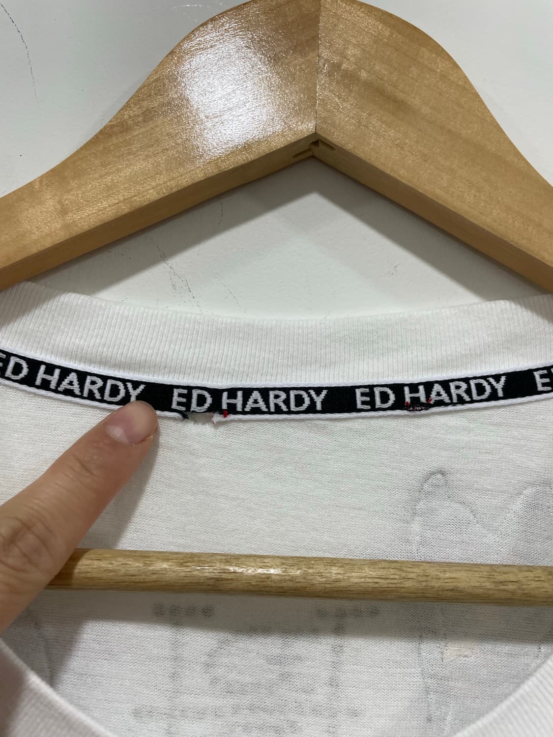 Ed Hardy 에드하디 자수패치 타이거 장미 아트워크 반팔 티셔츠 상품이미지4