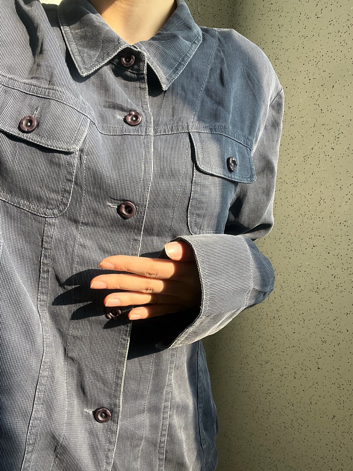 Blue Grey Jacket 블루그레이 텐셀 자켓 상품이미지1