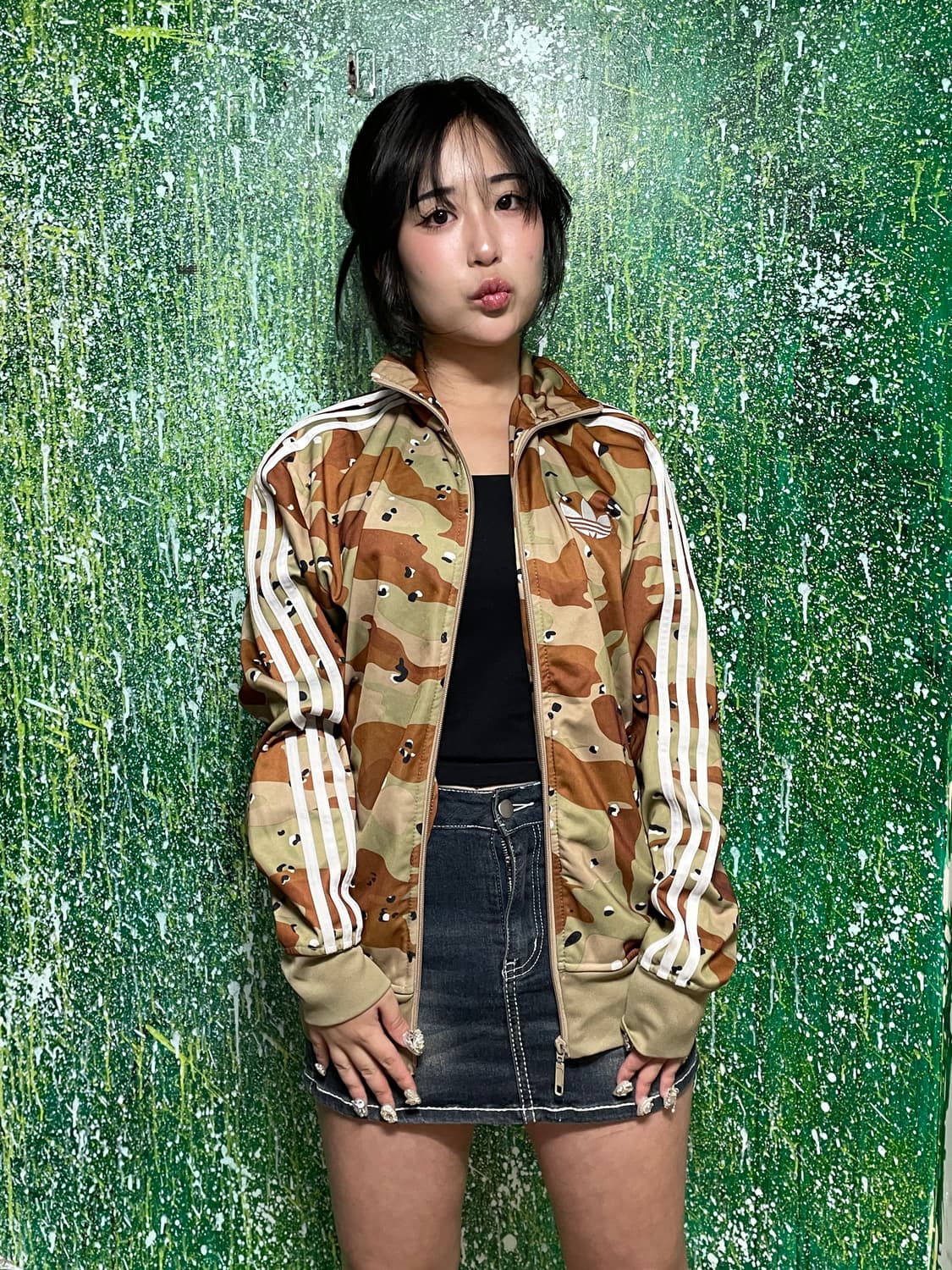 아디다스 파이어버드 카모 밀리터리 져지 M. 상품이미지2