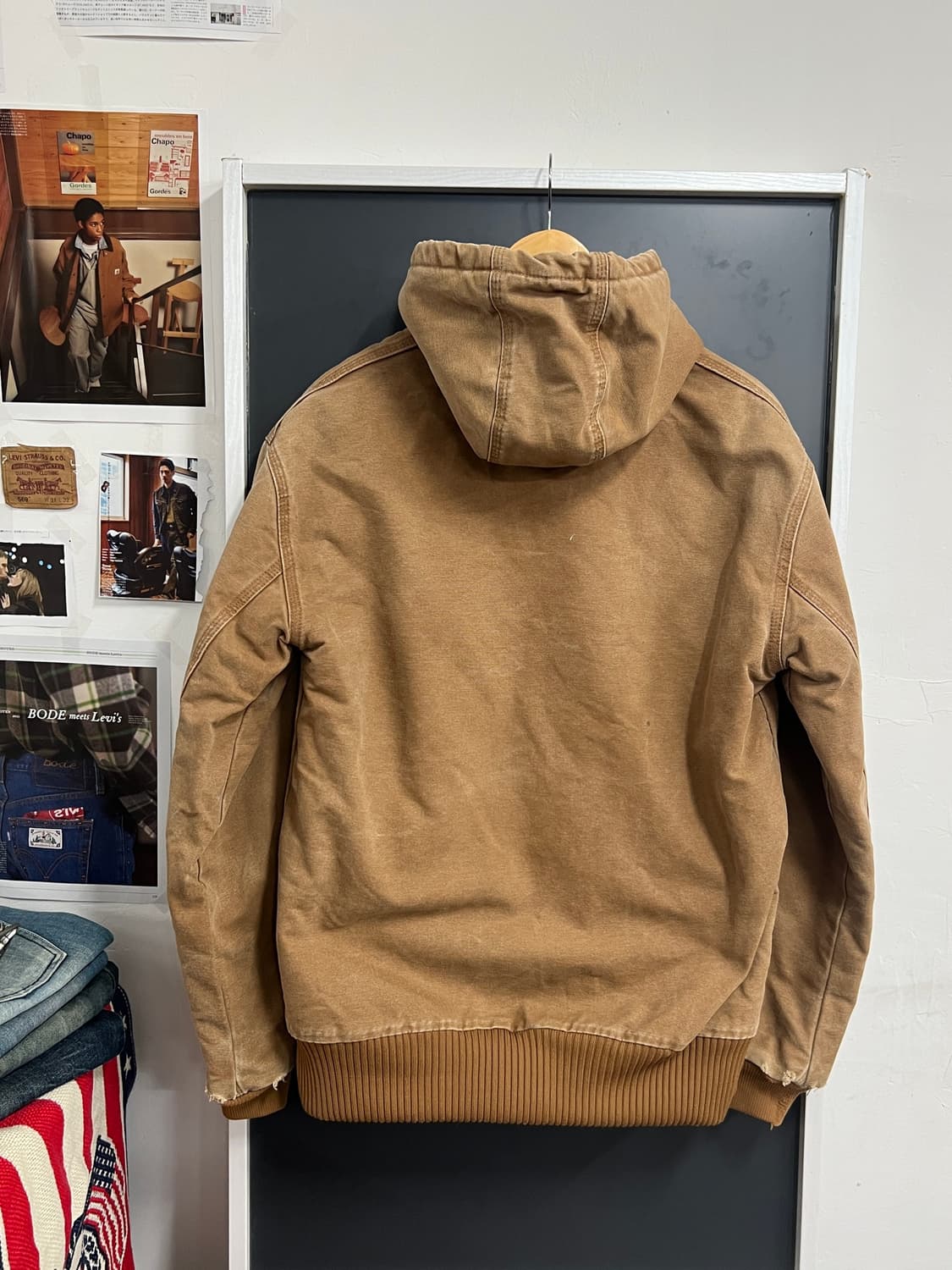 Carhartt  칼하트 J130 브라운 덕 액티브 워크 자켓 상품이미지10