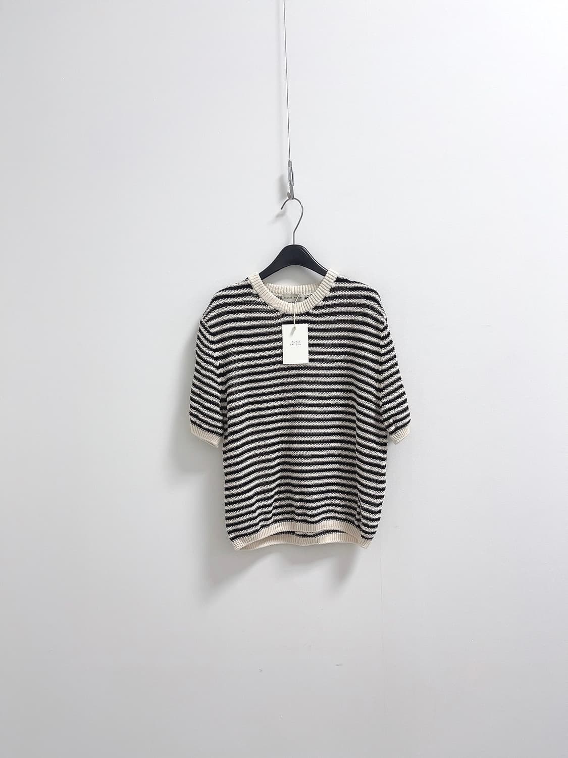 파사드패턴 스트라이프 페이퍼 니트 상품이미지3