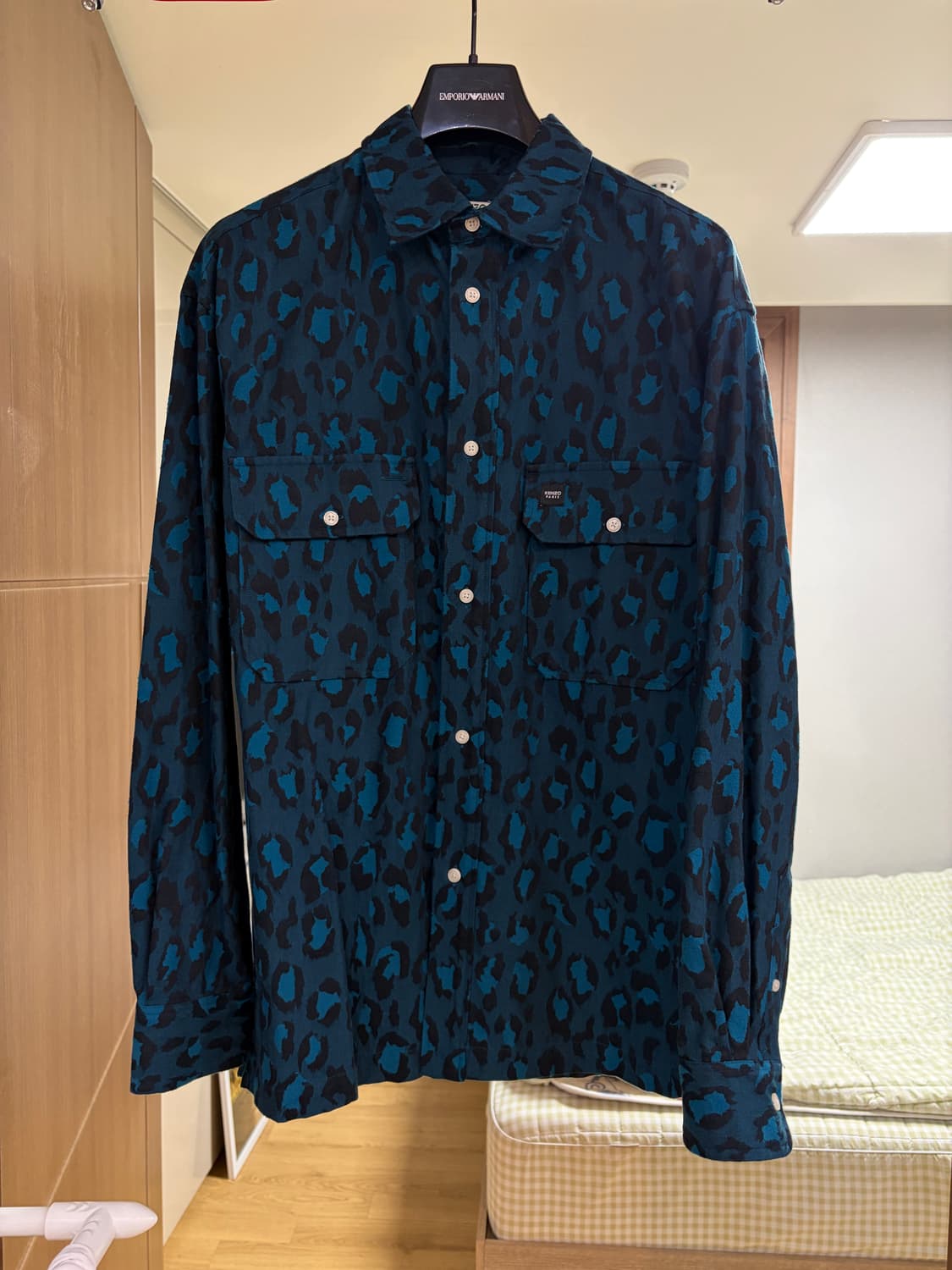 KENZO 겐조 레오파드 셔츠 S 상품이미지2