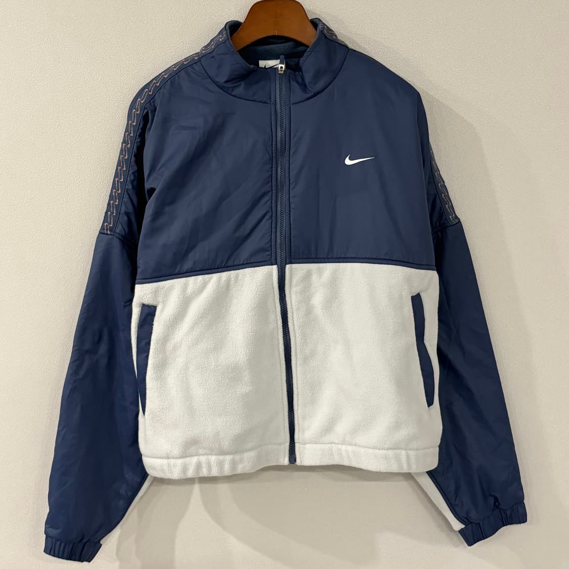 나이키 투톤 플리스 블루종 자켓 L90 상품이미지1