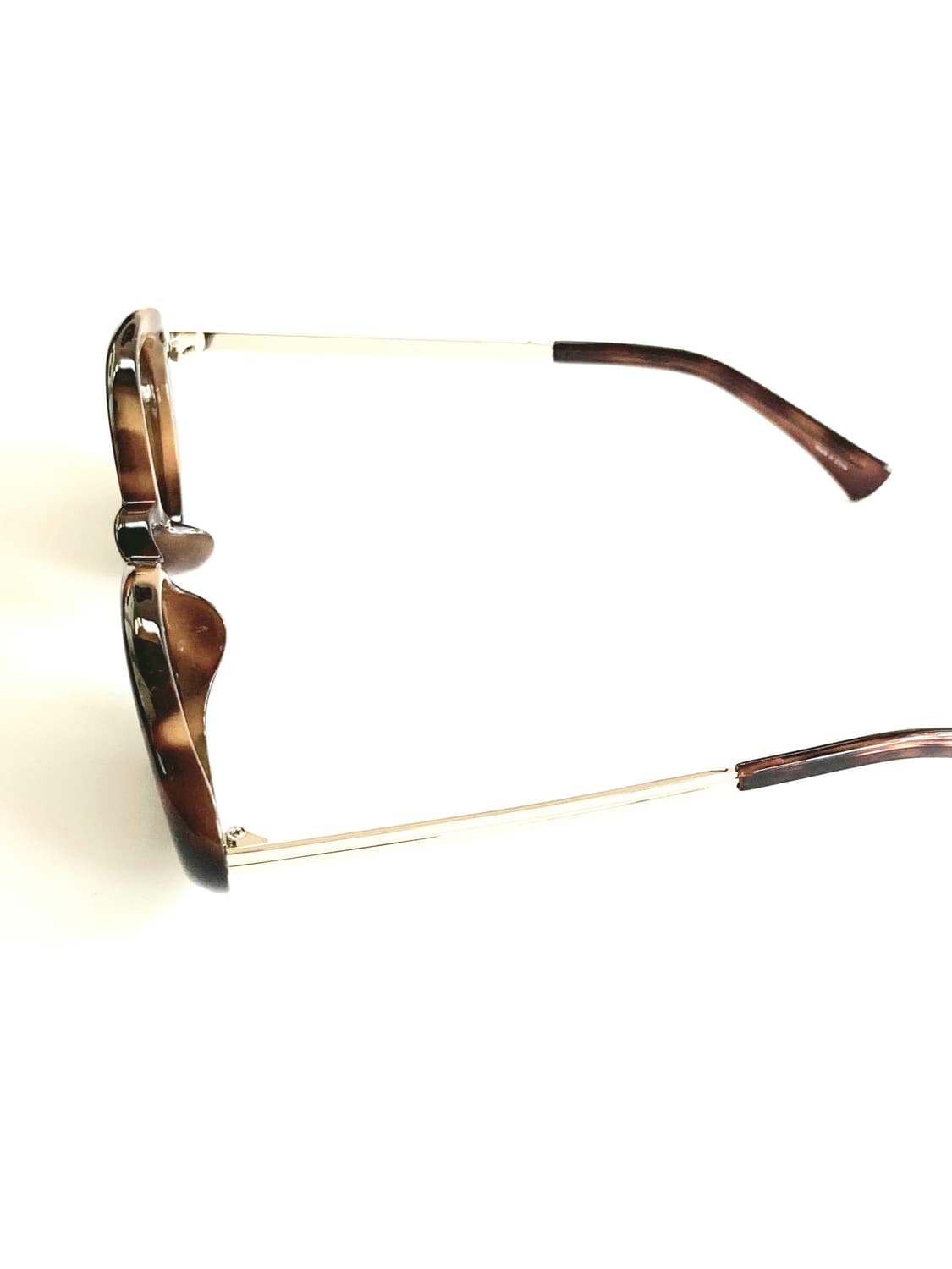 레트로 긱시크 오벌 브라운 호피 선글라스 상품이미지3