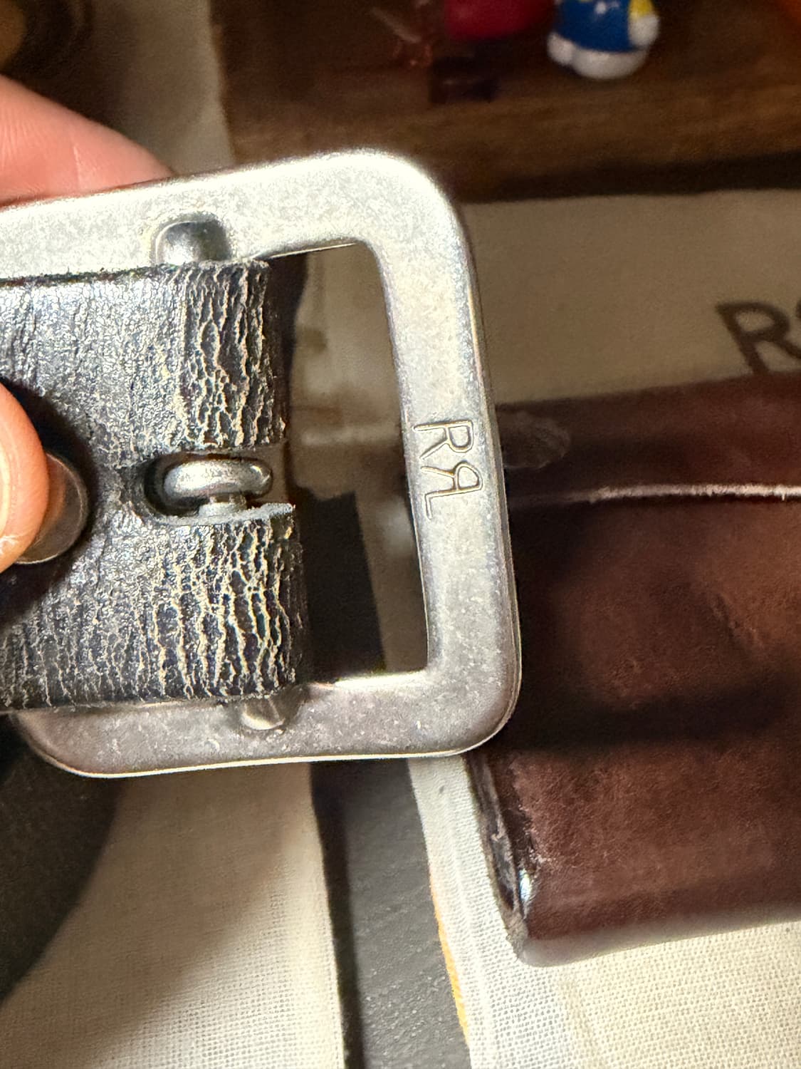 RRL 핸드 버니시 벨트 32사이즈 상품이미지3