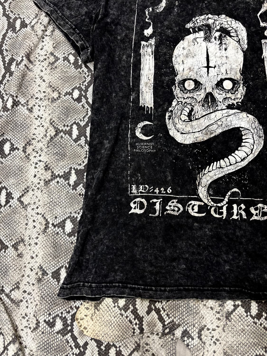 “Vintage” 00’s Skull&Snake Print Washing 상품이미지2
