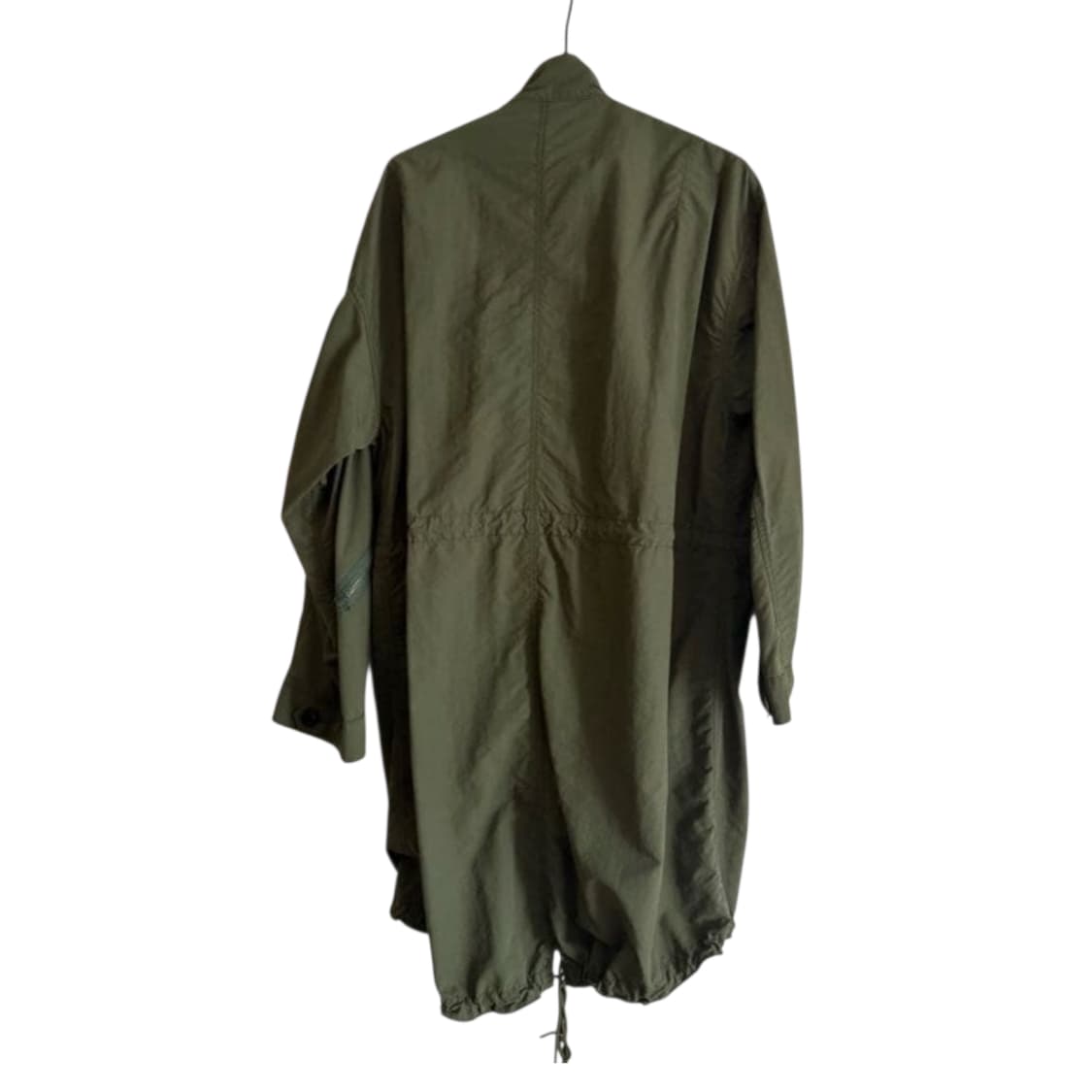 넘버나인 마이크로 립스톱 피쉬테일 스탠롱코트 모즈코트 상품이미지4