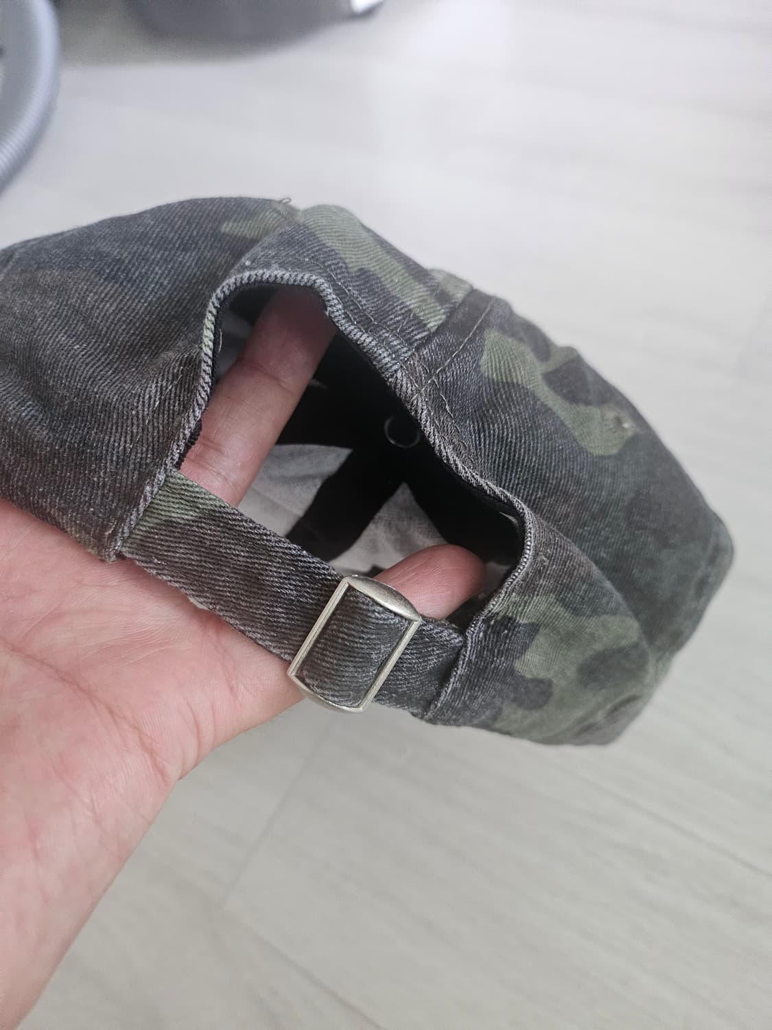 밀리터리 카모 레터링 빈티지 볼캡 모자 상품이미지2