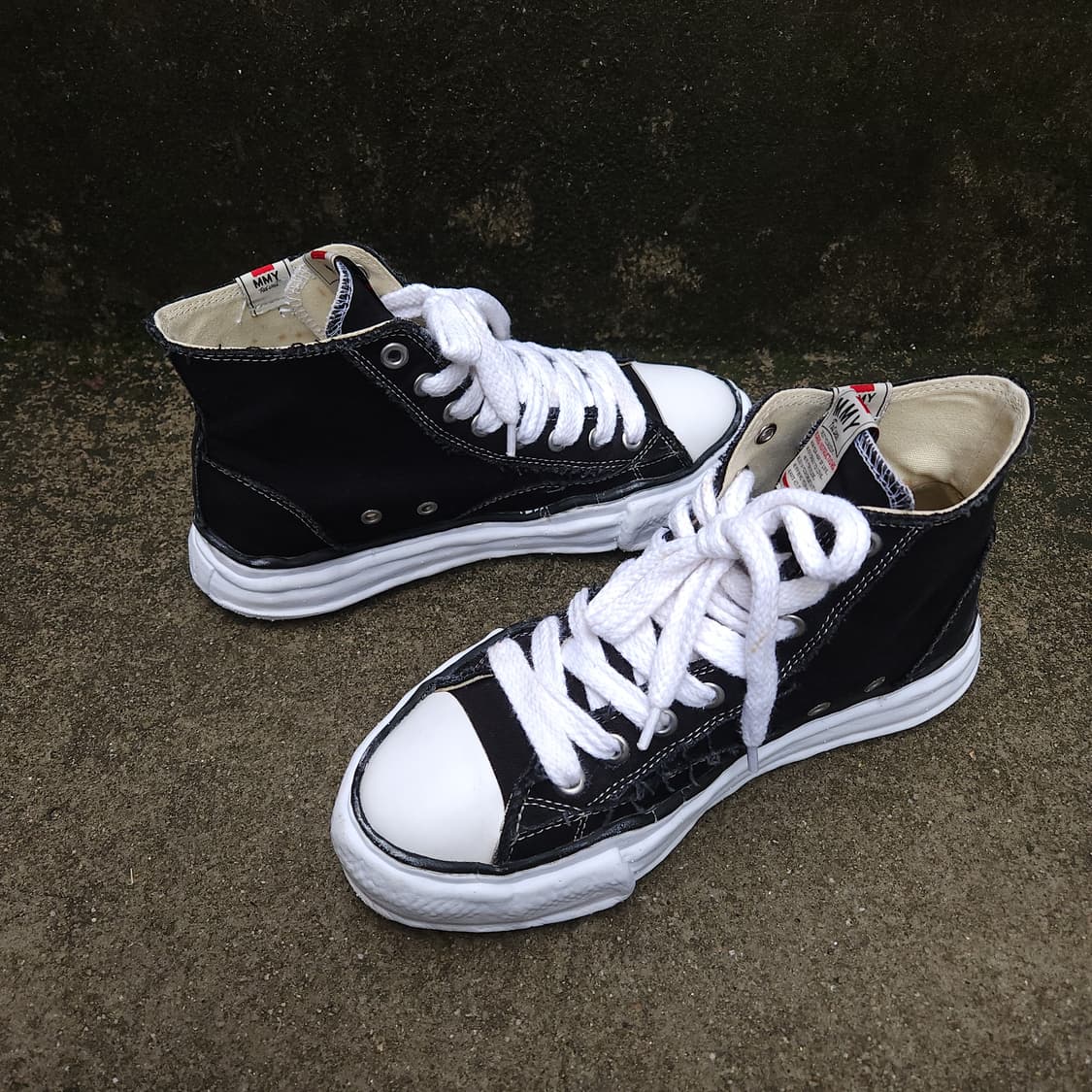 [42] 메종미하라 야스히로 피터슨23 OG 솔 캔버스 하이탑 스니커즈 상품이미지5