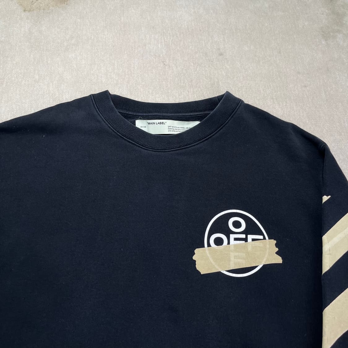 100 19f/w 오프화이트 lo 맨투맨 상품이미지3