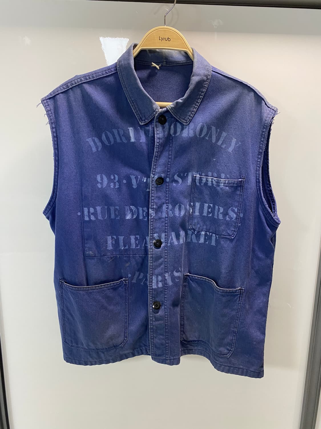 60s 프렌치 워크 베스트 조끼 상품이미지1