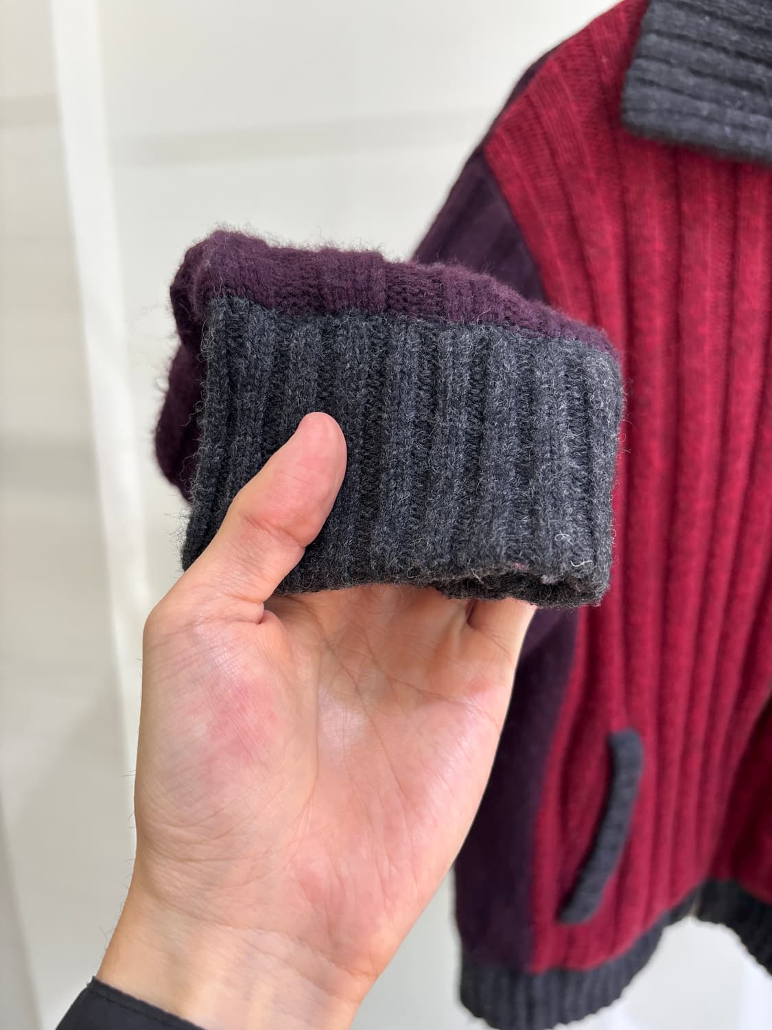 GOLDEN BEAR 니트집업 상품이미지4