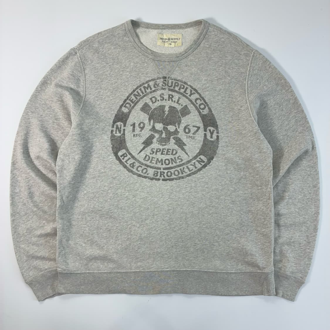 Polo  데님앤서플라이 DSRL 스컬 그래픽 프린팅 맨투맨  상품이미지1