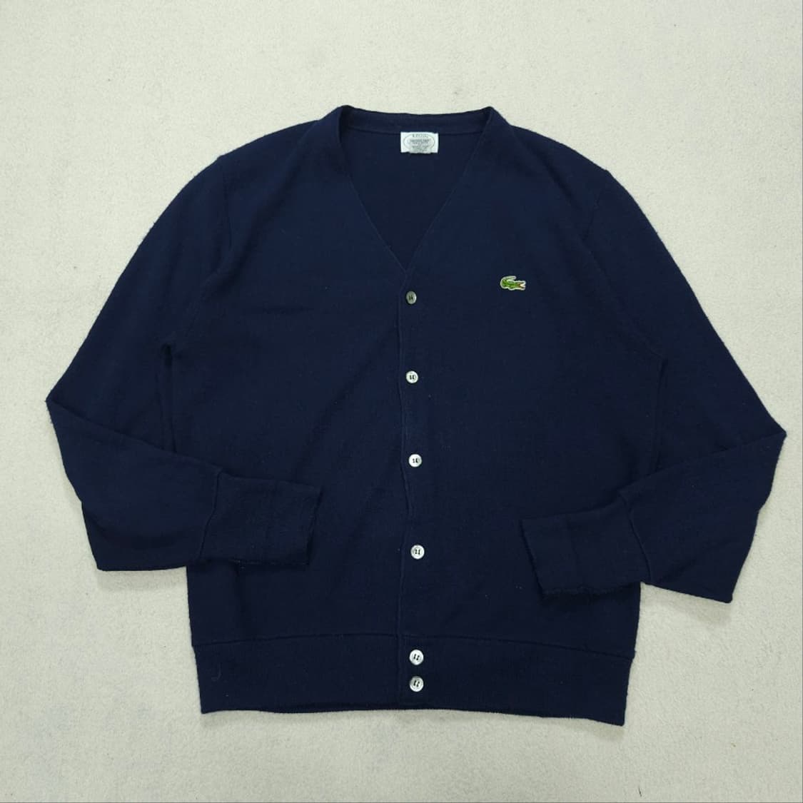 70s izod 라코스테 아크릴 가디건 L made in usa 상품이미지2