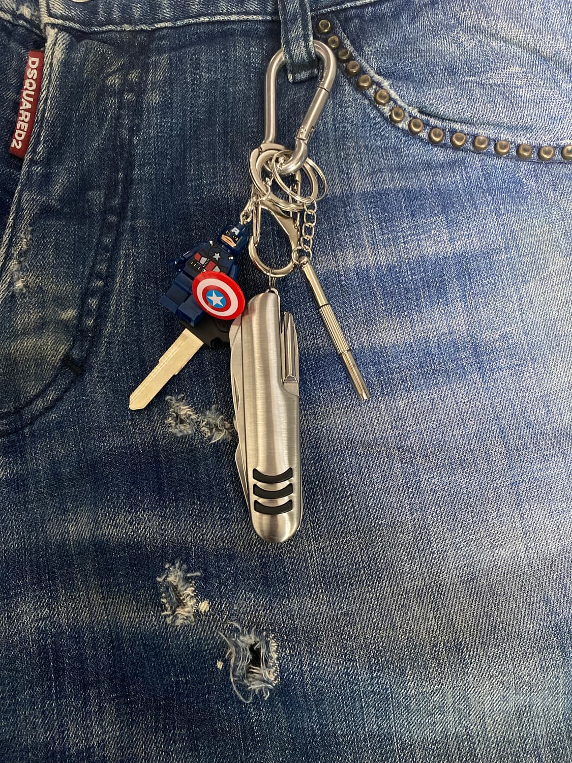 레트로 나이프 키링 상품이미지2