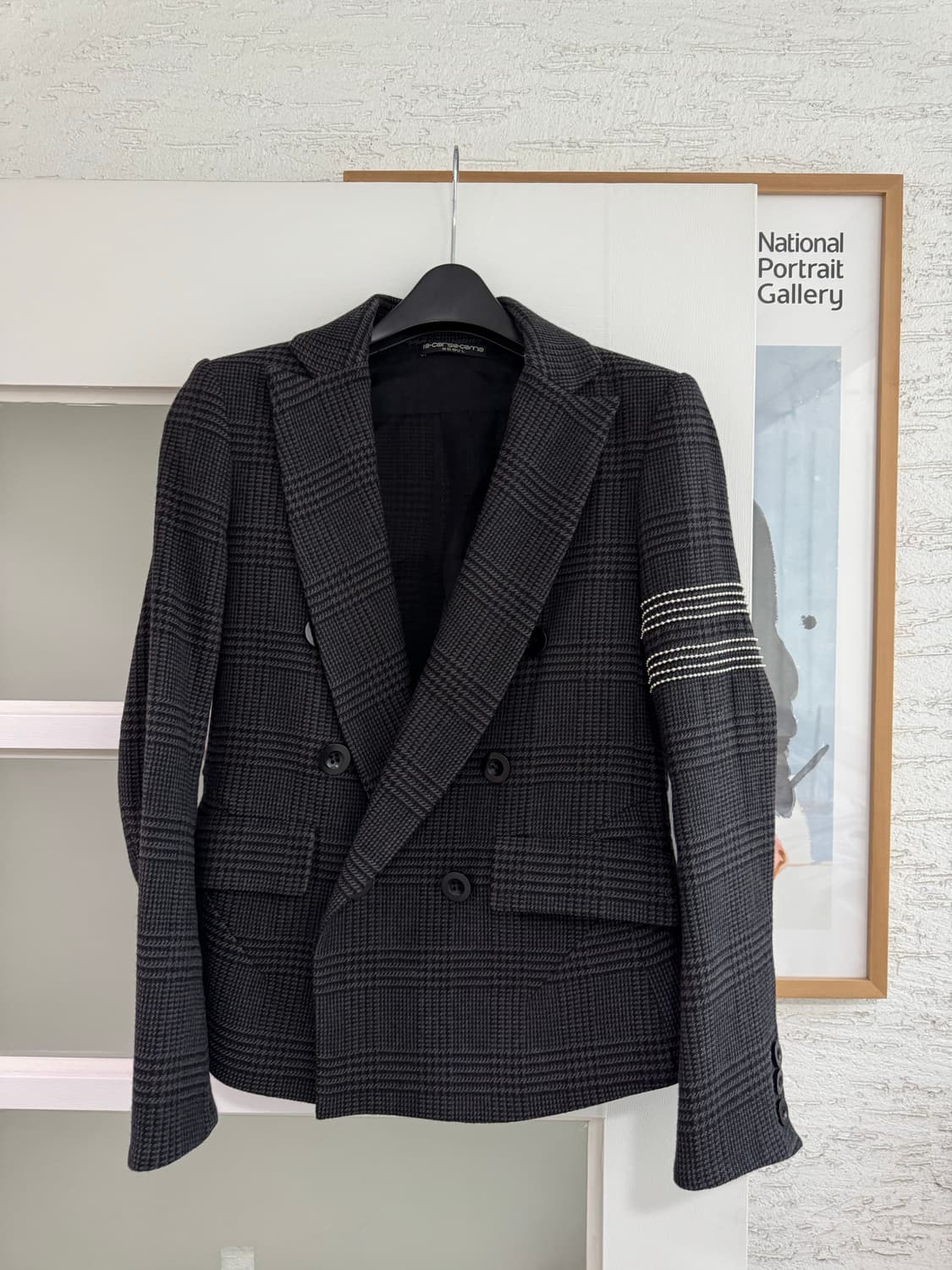 [10 꼬르소 꼬모] 체크 더블 브레스트 자켓 상품이미지1