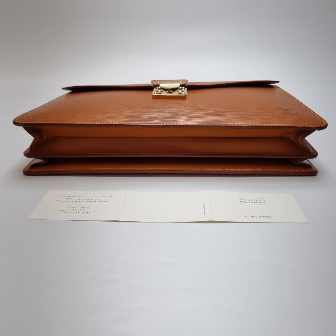 루이비통 에삐 세르비엣 서류가방 카멜 (최상급, 남녀공용 브리프케이스) 상품이미지7