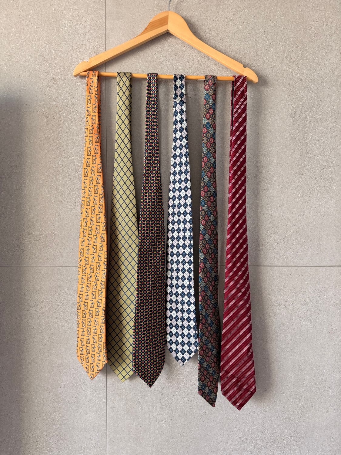 일본빈티지 실크 넥타이 발망 상품이미지1