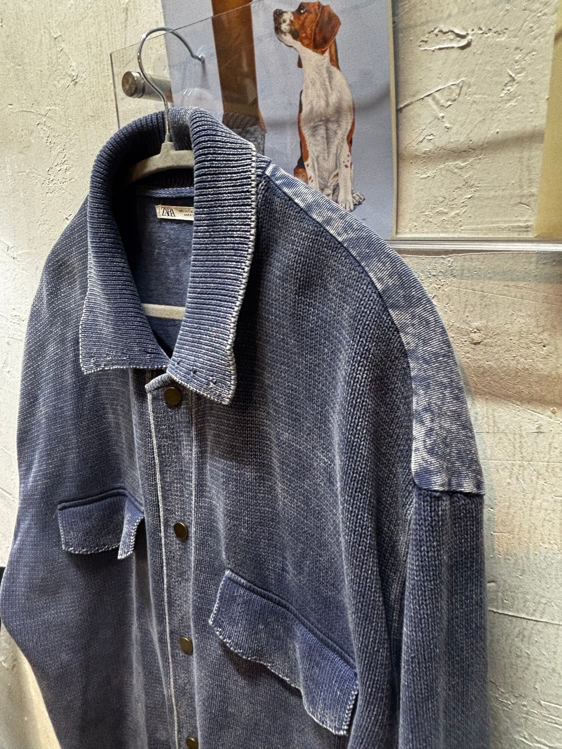 자라 니트 데님 자켓 상품이미지8