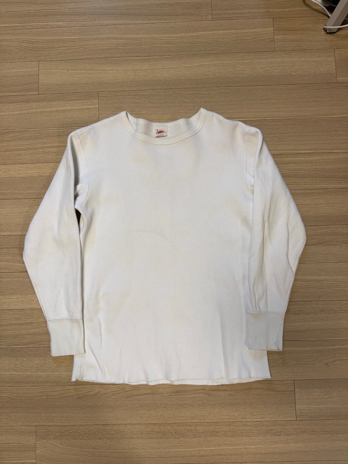 브론슨 논스탁 와플 티셔츠 화이트 M 상품이미지1