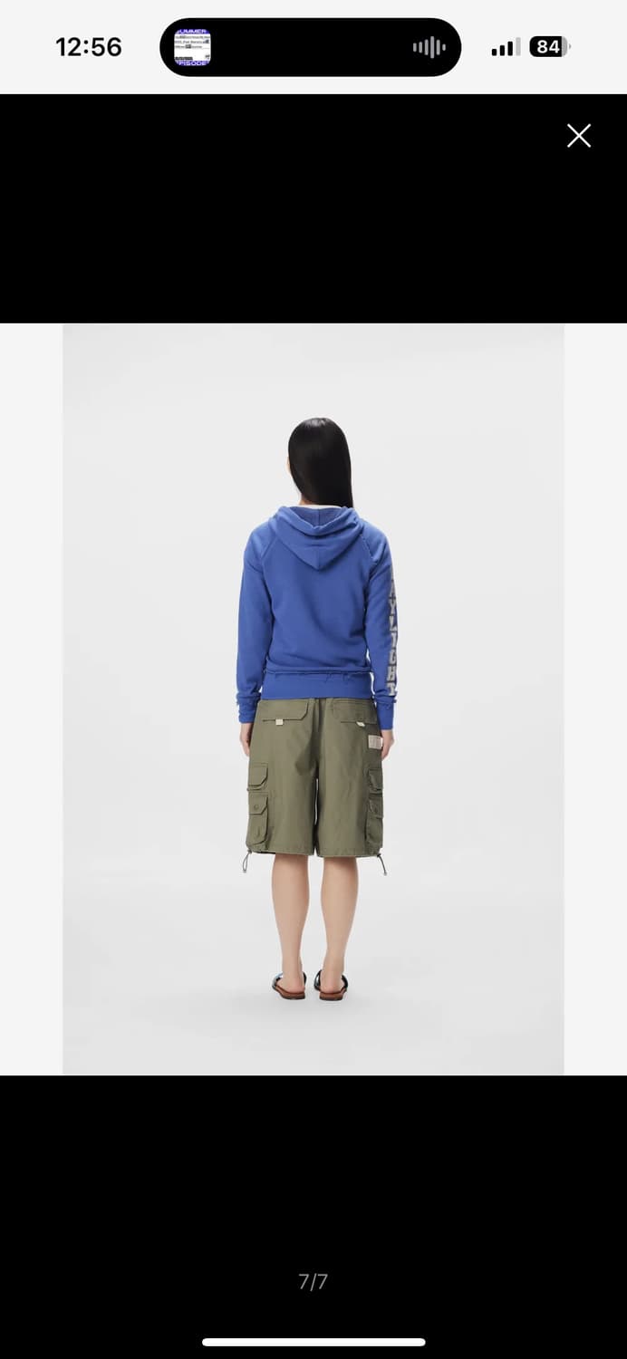 SUNLOVE W 72TOUR Zip Up Hoodie Blue 상품이미지7