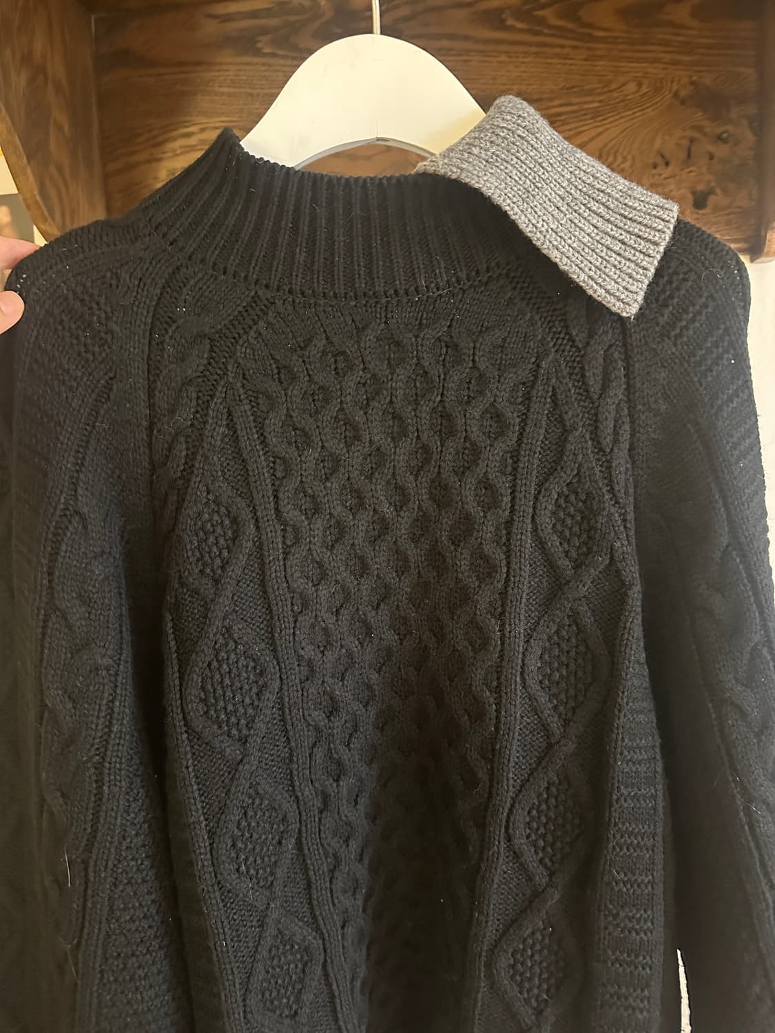 메종 미하라야스히로 케이블 니트 (F) 상품이미지2