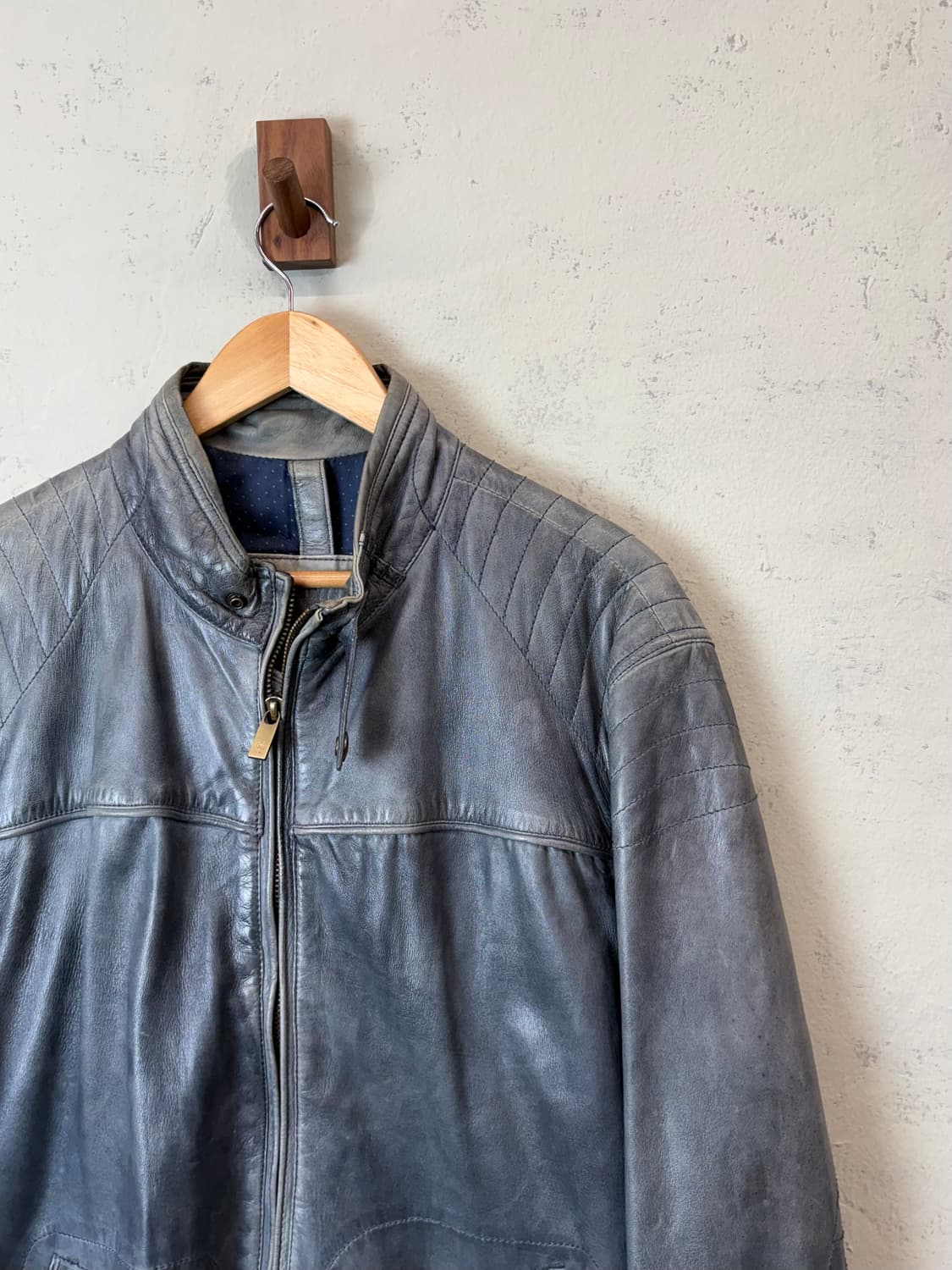 마시모두띠 빈티지 레더 자켓 상품이미지3