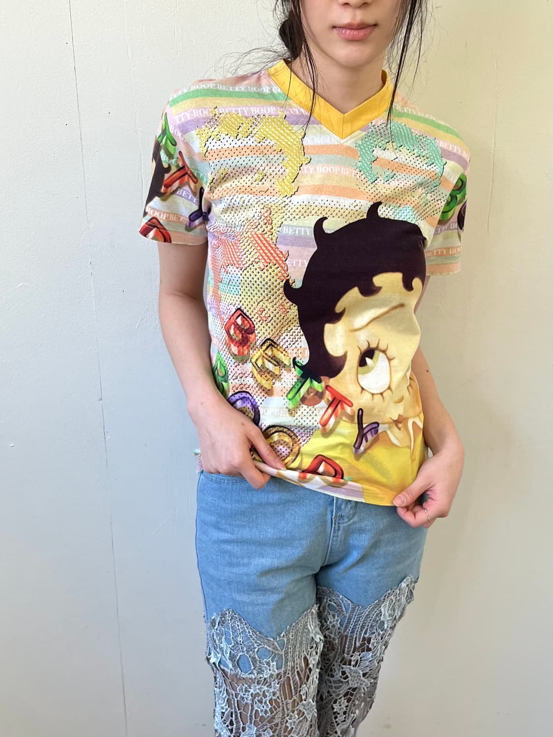 00‘s Betty Boop 레인보우 탑 상품이미지4