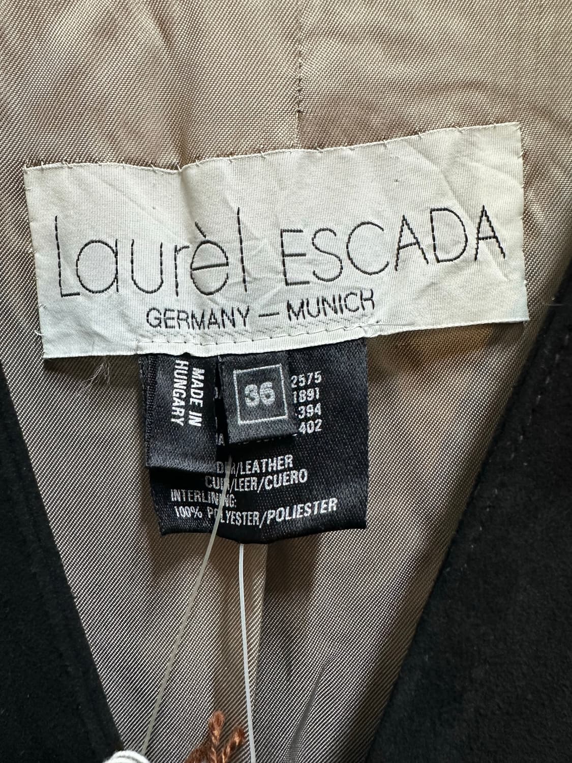 Laurel ESCADA 가죽 베스트 상품이미지3