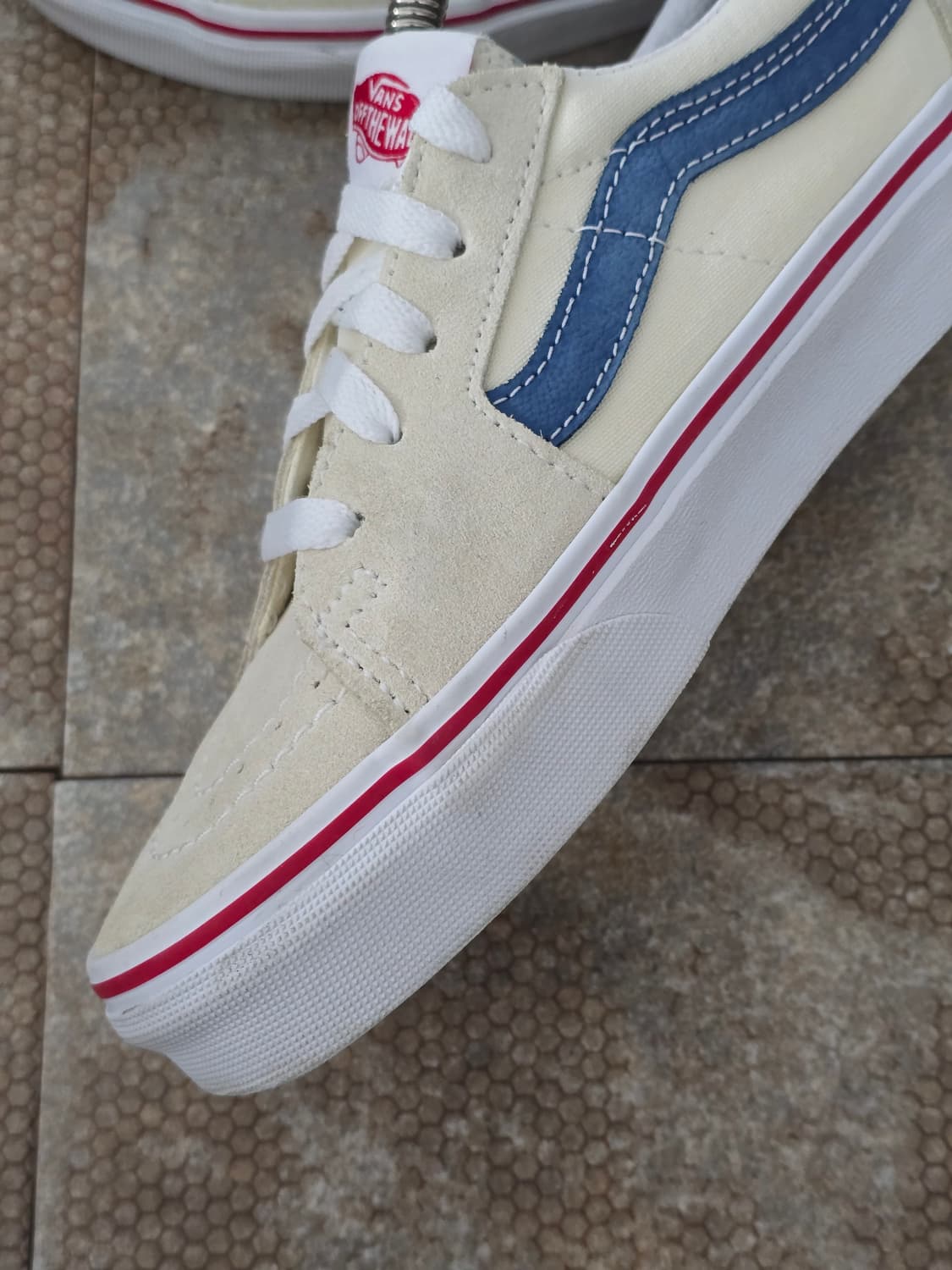 (220)반스 스케이트 로우 화이트 네이비 상품이미지7